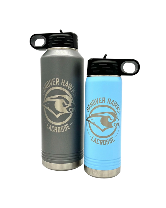 Hanover Hawks Athletics Water Bottles: Team Logo & Personalized!