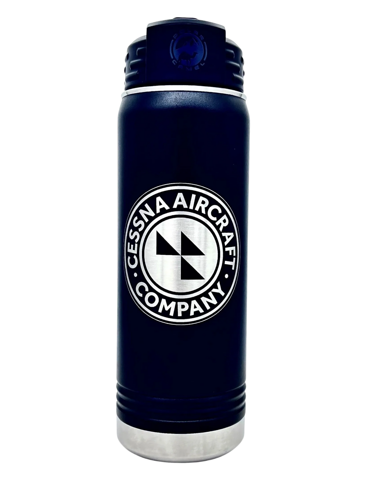 20oz Double-Walled Cessna Water Bottles: Logo, Tail Number & Home Airport